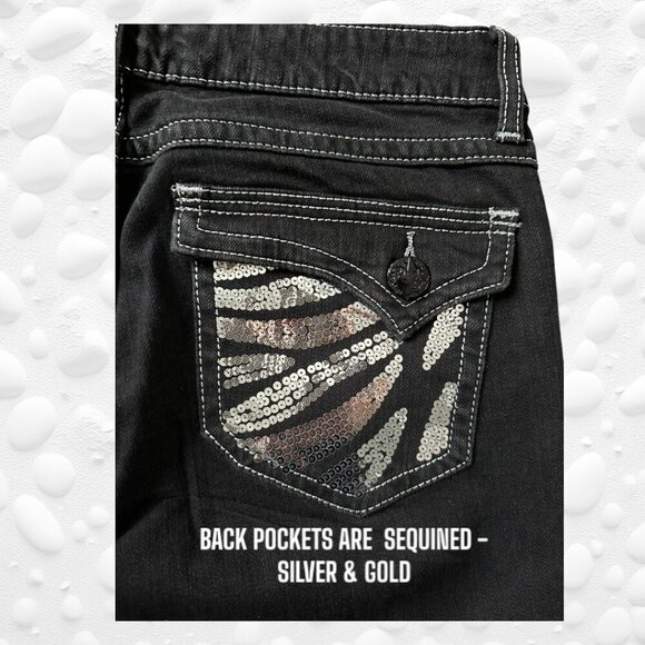 LADIES "ROCK 47 BY WRANGLER" (Tall) Ultra Low Rise- 32" NWOT - Picture 3 of 8